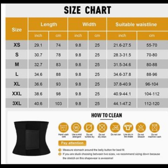 Black Waist Trainer Corset - Picture 7 of 7